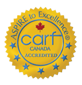 CARF accredited seal logo